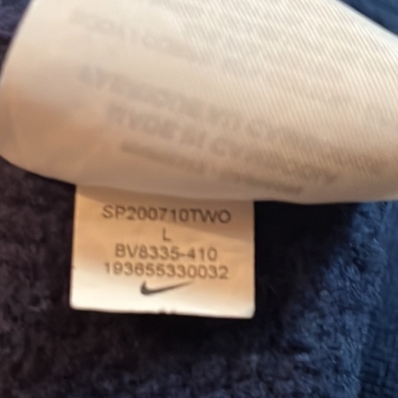 Nike SB Triangle GFX Hoodie Sz L Pullover Mens Navy Blue Red - Picture 8 of 9